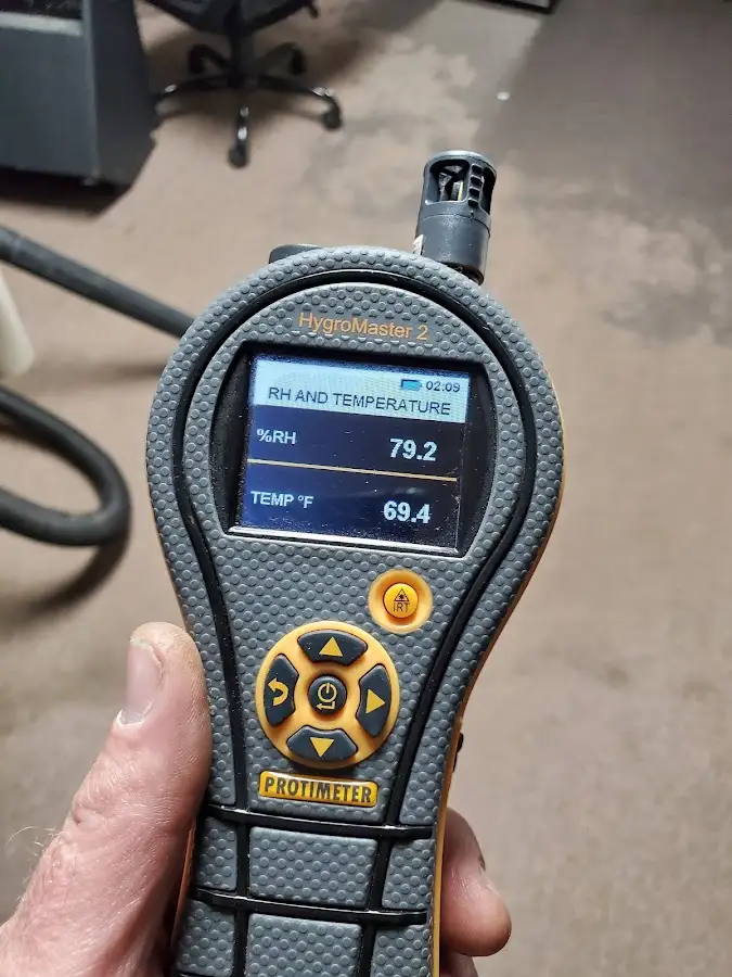 Moisture meter humidity assessment for Fire & Smoke Damage Restoration in Sioux Falls